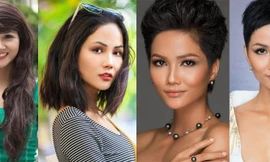 Từ mái tóc dài đến ngắn cũn, Hoa hậu H'Hen Niê để tóc nào xinh nhất?