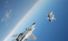 Tiêm kích-đánh chặn MiG-31 của không quân Nga. Ảnh: RT