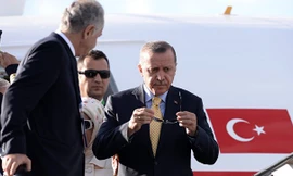 Tổng thống Thổ Nhĩ Kỳ Tayyip Erdogan cho biết muốn khôi phục lại quan hệ với Nga. Ảnh: AFP