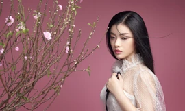 Sao mai Thu Hằng xinh đẹp ra mắt ca khúc mới về Tết