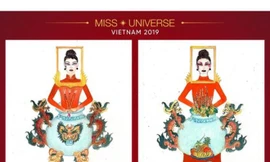 Thiết kế trang phục bàn thờ gây tranh cãi những ngày qua