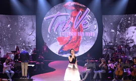 Tân Nhàn thử hát "Cô đôi thượng ngàn" với dàn nhạc giao hưởng