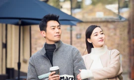 Vương Lệ Khôn và Chu Á Văn trong phim "Tình yêu vượt đại dương"