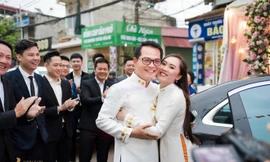 NSND Trung Hiếu và vợ trẻ tổ chức đám cưới tại quê vợ ở Sơn La