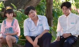 Ngô Kiến Huy khóc nhè trong phim "Cô gái đến từ hôm qua"