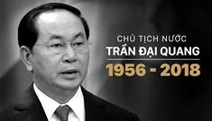 Đoàn viếng Chủ tịch nước Trần Đại Quang không mang vòng hoa