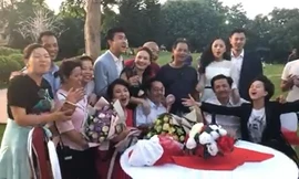 Clip dàn diễn viên hát 'Cảm ơn con nhé' sau khi quay cảnh kết 'Về nhà đi con'