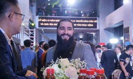 Đạo diễn Jordan Vogt-Roberts tại VTV Awards hôm 7/9. Ảnh: Bảo Hân