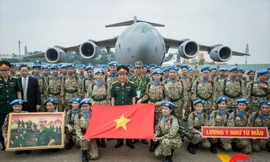 Chùm ảnh về lực lượng gìn giữ hoà bình Việt Nam xuất quân làm nhiệm vụ quốc tế đạt giải đặc biệt