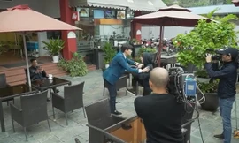 Hậu trường hé lộ cảnh Ánh Dương đánh Vũ