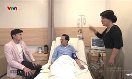 Ông Luật nhập viện cấp cứu, Vũ vội chạy về nhà