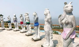 Nhà điêu khắc Xuân Thành: 12 tượng con giáp nên làm kè chắn sóng