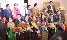 NSND Trần Quốc Chiêm nhậm chức Chủ tịch Hội Liên hiệp VHNT Hà Nội