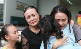 NSND Hoàng Cúc và Hồng Diễm trong vai trò mẹ chồng-nàng dâu trong "Hoa hồng trên ngực trái"