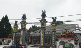 Bàn phương án khắc phục ngôi đình bê tông trên nền cũ đình Lương Xá, Ứng Hoà