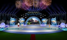 Phác thảo sân khấu lễ hội du lịch biển Sầm Sơn