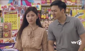 Lương Thanh vào vai cô giáo Hương người yêu Huy (Mạnh Trường)