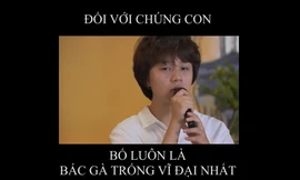 Ánh Dương và Bảo cover "papa"