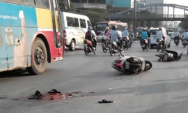 Hiện trường vụ tai nạn