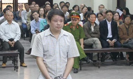 Lê Hồng Bàng trong phiên xử hôm qua