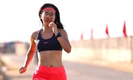 Tiền Phong Marathon 2020: Bóng hồng tươi tắn trên đường chạy Lý Sơn