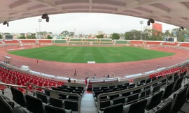 Cận cảnh sân Thống Nhất trước trận tranh Siêu Cup Quốc gia