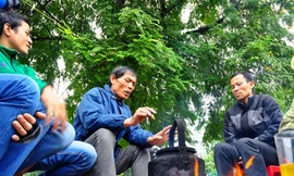 'Chợ người' gồng mình trong đợt rét nhất từ đầu đông