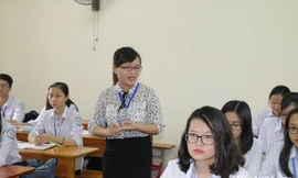 Giờ học của học sinh Trường THPT chuyên Phan Bội Châu. Ảnh: Mỹ Hà 
