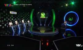 Chương trình Đường lên đỉnh Olympia không nói sai lệch lịch sử như lời khán giả tố. Ảnh cắt từ clip. 