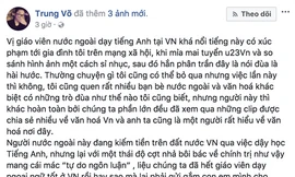 Thầy giáo nước ngoài bình luận khiếm nhã đến Đại tướng Võ Nguyên Giáp