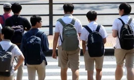 Học sinh tỏ ra "ghét" môn giáo dục thể chất vì những hình phạt quái gở của giáo viên. (Ảnh: Koreaherald) 