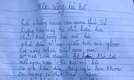 Cụ ông bị trộm rau gửi thơ cho các nàng