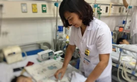 Bệnh nhi ổn định sau ca phẫu thuật cắt ruột có ấu trùng giun 