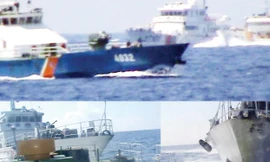 Tổng số tàu của Trung Quốc ở khu giàn khoan trái phép là 136 tàu