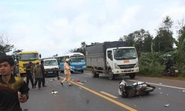 Hiện trường vụ tai nạn giao thông