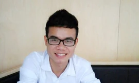 Chàng trai Khánh Hòa Nguyễn Minh Hiếu. 