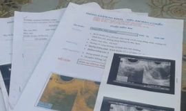 Giấy khám thai của một phi vụ thành công do ông Tùng dắt mối