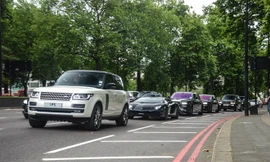 Đoàn xe từ xe sang, siêu xe đến xe siêu sang của tỷ phú James Stunt.