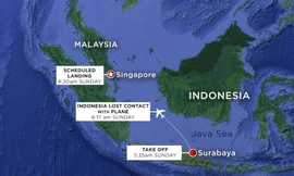 Sơ đồ đường bay chi tiết. Ảnh: ABC News