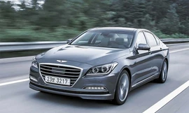 Hyundai Genesis 2015 tích hợp công nghệ mới phát hiện camera tốc độ.