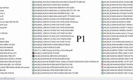 Bản danh sách các nhóm khách hàng được rao bán. (Ảnh chụp màn hình) 