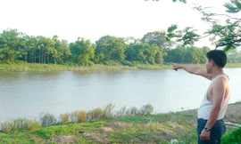 Khúc sông nơi xảy ra đuối nước