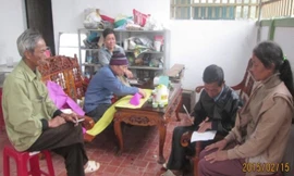  Gia đình đang làm thủ tục mai táng anh Viện