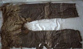 Chiếc quần khoảng 3.000 năm tuổi được phát hiện ở Trung Quốc. Ảnh: German Archaeological Institute
