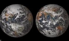 Bức ảnh "selfie" của Trái Đất. (Nguồn: NASA) 