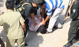 Đối tượng khống chế con tin bị bắt giữ. Ảnh: Dân Trí 