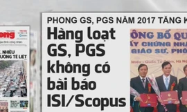 Hôm nay chốt kết quả rà soát giáo sư, phó giáo sư năm 2017