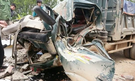 Hiện trường vụ tai nạn.