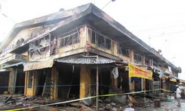 Hiện trường vụ cháy sáng 15/7 