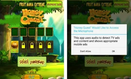 Trò chơi yêu cầu cấp phép sử dụng micro trong khi bản thân cách chơi không cần tương tác.